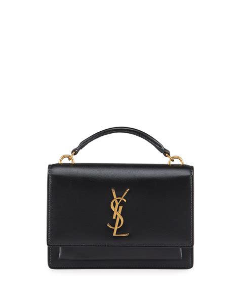 Saint Laurent Sunset YSL Monogram Wallet on Chain